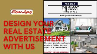 Just Listed Real Estate Flyers, Easy Customizable Canva Template, Realtor, Smoothly Assemble Images