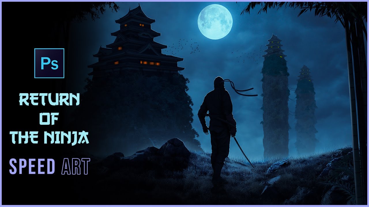 Return of the Ninja | Photoshop Speed Art | Photoshop Manipulation