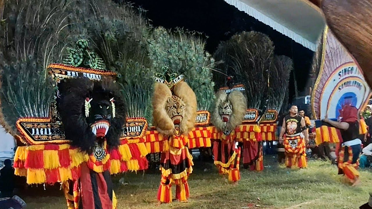 KEREN BANGET REOG PONOROGO TERBESAR KEPALA HITAM GEGERKAN SAMBILAWANG BUNGKAL