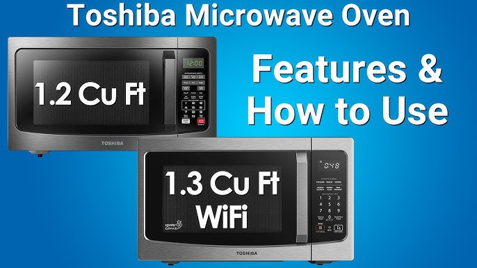  TOSHIBA ML-EM34P(SS) Smart Countertop Microwave, Sensor Reheat,  Works With Alexa & Remote Control, Kitchen Essentials, Mute Function&ECO  Mode, 1100W, 1.3 Cu Ft, With 12.4 Turntable, Stainless Steel: Home &  Kitchen