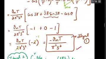 Fourier Coefficient of Triangular Voltage Waveform, Video 3 of 3_Calculus-Simple Approach!