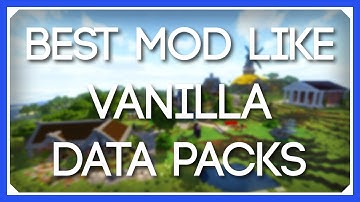 Best Mod Like Vanilla Data Packs | Best Vanilla Survival Data Packs | Minecraft 1.14