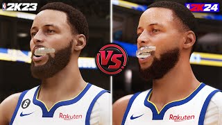 NBA 2K24 vs NBA 2K23 (PS5) Face Comparison | All New Scans!