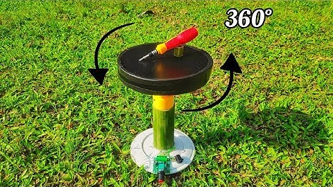 How To Make A Rotating Display Stand 360° ||DIY making ||