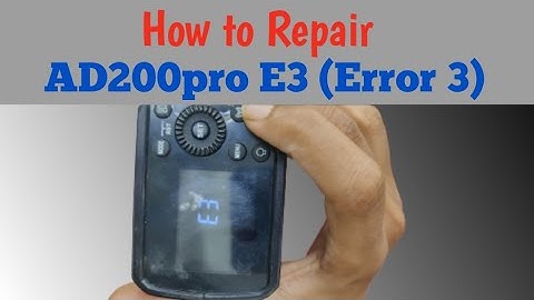 Godox AD200pro E3 || How to repair Godox AD200pro E3 problem