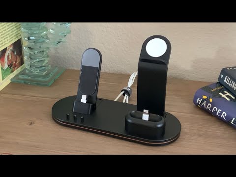 OLEBR Aluminum Charging Stand Review for iPhone Airpods and Apple Watch