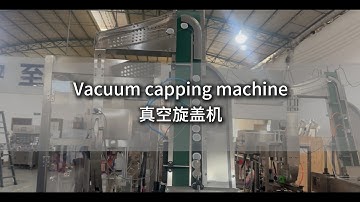 Vacuum capping machine#cappingmachine #machine #packagingmachine #vacuum #packingmachine #capping