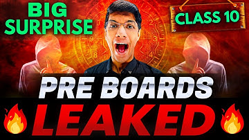 Class 10 Pre Board KHATAM in 1 Video 🔥