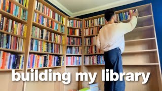 i built my dream home library (for 1,000+ books)
