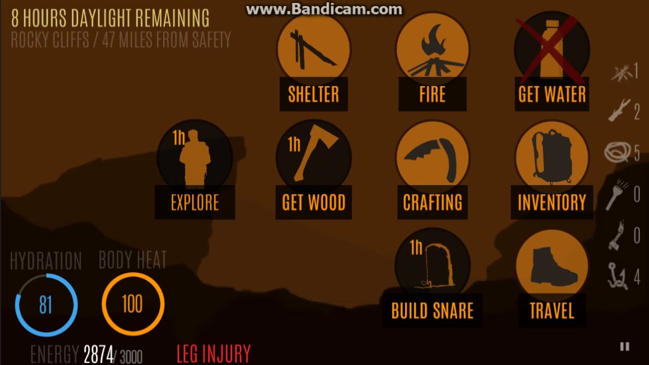 Survive: Wilderness Survival Gameplay #1 Mountains (Camper) 1/3