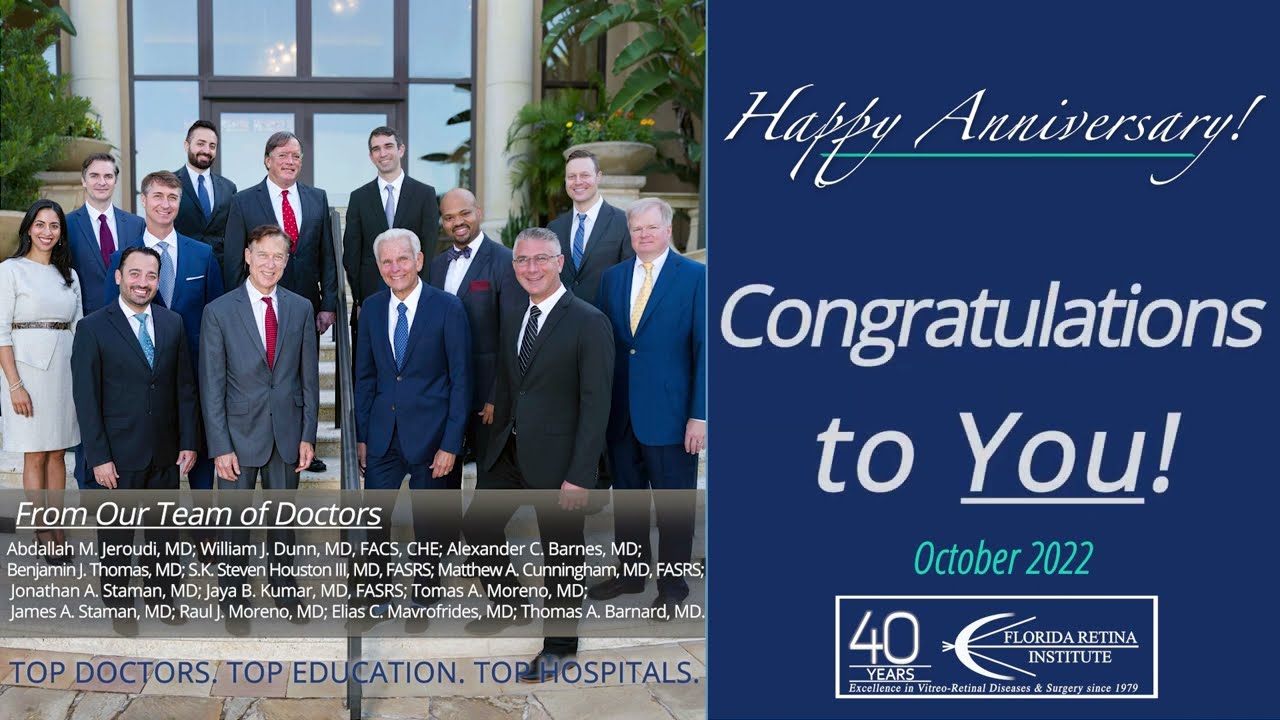 Congratulations and Happy Anniversary! 