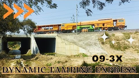 DYNAMIC TAMPING EXPRESS 09-3X MACHINE l TRACK MACHINE l RAILWAY