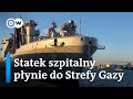Włoski statek szpitalny w drodze do Strefy Gazy