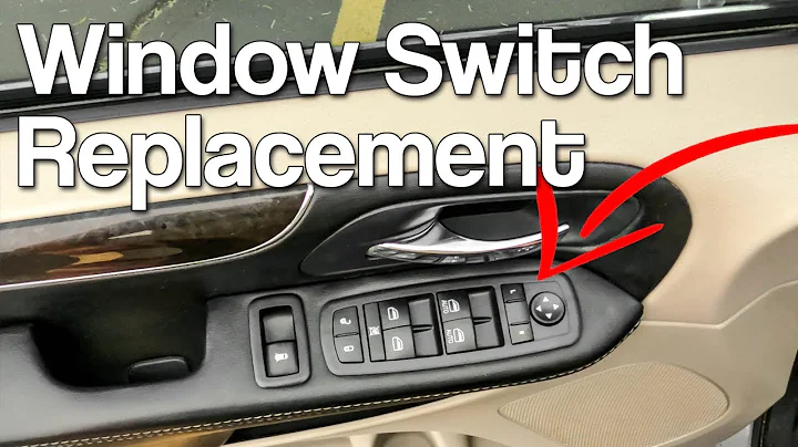 Easy Window Switch Replacement 2011-2016 Chrysler Town and Country Dodge Grand Caravan