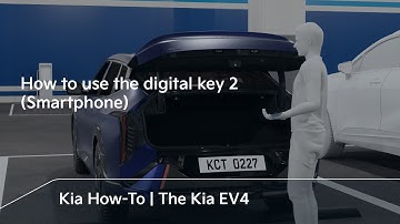 How to use the digital key 2 (Smartphone) | The Kia EV4