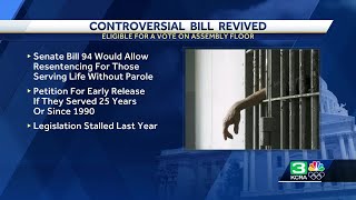 California lawmakers revive bill allowing early release for some felons serving life