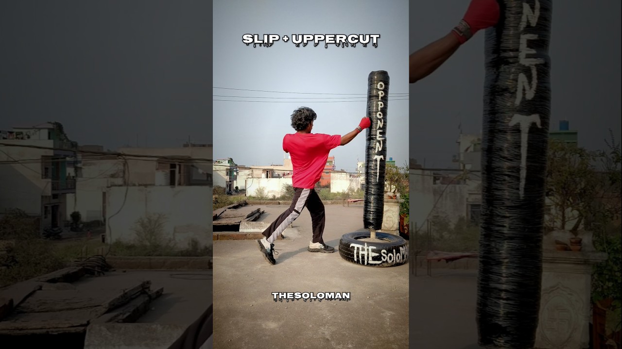 Slip + Uppercut 🥊 Deadly Counter That Can End a Fight! #tutorial #boxing #mma #martialarts #muaythai