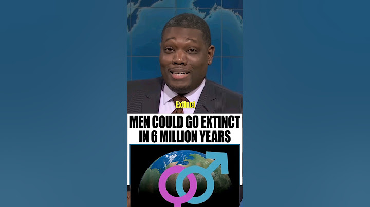 Decline of the Y chromosome: Are men to go extinct? 😱🤣 MICHAEL CHE #shorts