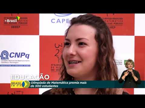 Vencedores da Olimpíada Brasileira de Matemática são premiados