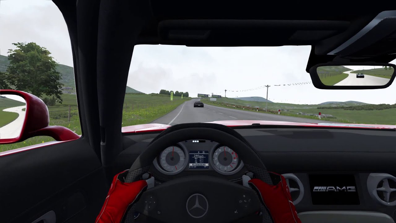 Mercedes Sls Amg Onboard Racing Highlands Assetto Corsa Youtube