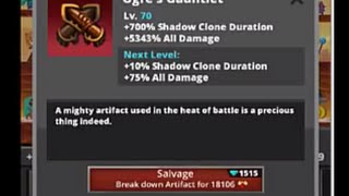 Tap Titans - A Guide to Artifacts! - Part 3 screenshot 4