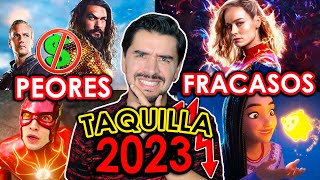 Los 15 PEORES FRACASOS EN TAQUILLA del 2023 | PELICULAS MENOS VISTAS | Edu Rocha Wow Qué Pasa