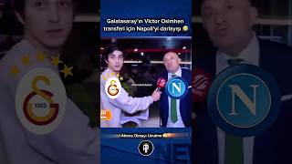Galatasarayın Victor Osimhen Transferi Için Napoliyi Darlayışı