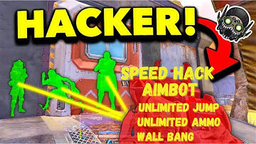 Hacker On Apex Legends Mobile | Aimbot Speed Hack Unlimited Ammo High Jump Wall Bang | Hackers 60fps