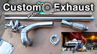 Custom Straight Pipe Turbo Exhaust [PSHHH New Parts! // Mazdaspeed Protege5] (w/Pro Tips)