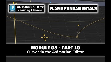 Flame Fundamentals - Module 8 - Part 10 - Curves in the Animation Editor