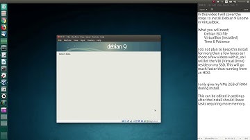 Install Debian 9 GNOME in a VirtualBox