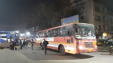 GSRTC Gurjarnagari Bus Departing At Surat Central Bus Stand.