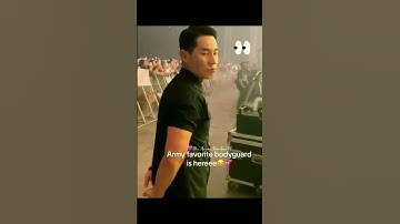 Army Favourite Bodyguard Is Heree 💞😂 #bts #bodyguard #btsot7forever #shorts #shortsfeed #edit #fyp