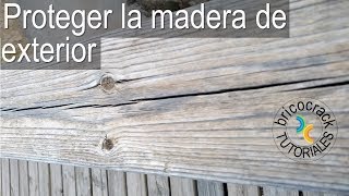 Productos para barnizar madera de exterior