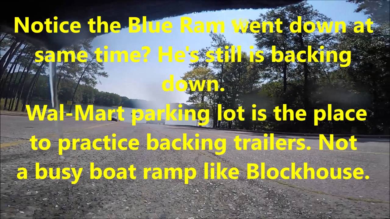 how to use a public boat ramp blockhouse creek lake