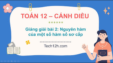 Giảng bài 2 (Chương IV): Nguyên hàm của một số hàm số sơ cấp  | Bài giảng Toán 12 Cánh diều