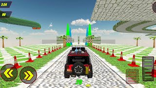गेम गाड़ी वाला | अच्छा गेम | गाड़ी वाला गेम | Jeep Drivezilla Stunt Game | गाड़ी वाला | Gameplay #1 screenshot 5