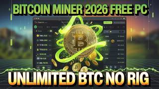 🚨 Bitcoin Miner 2026 FREE – Unlimited BTC on PC! No Rig Tutorial 🔥⛏️