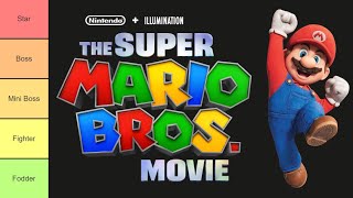 The Super Mario Bros. Movie Strength and Power Tier List