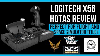 Logitech G X56 H.O.T.A.S Throttle and Joystick Flight Simulator