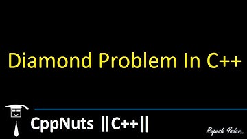 Diamond Problem In C++