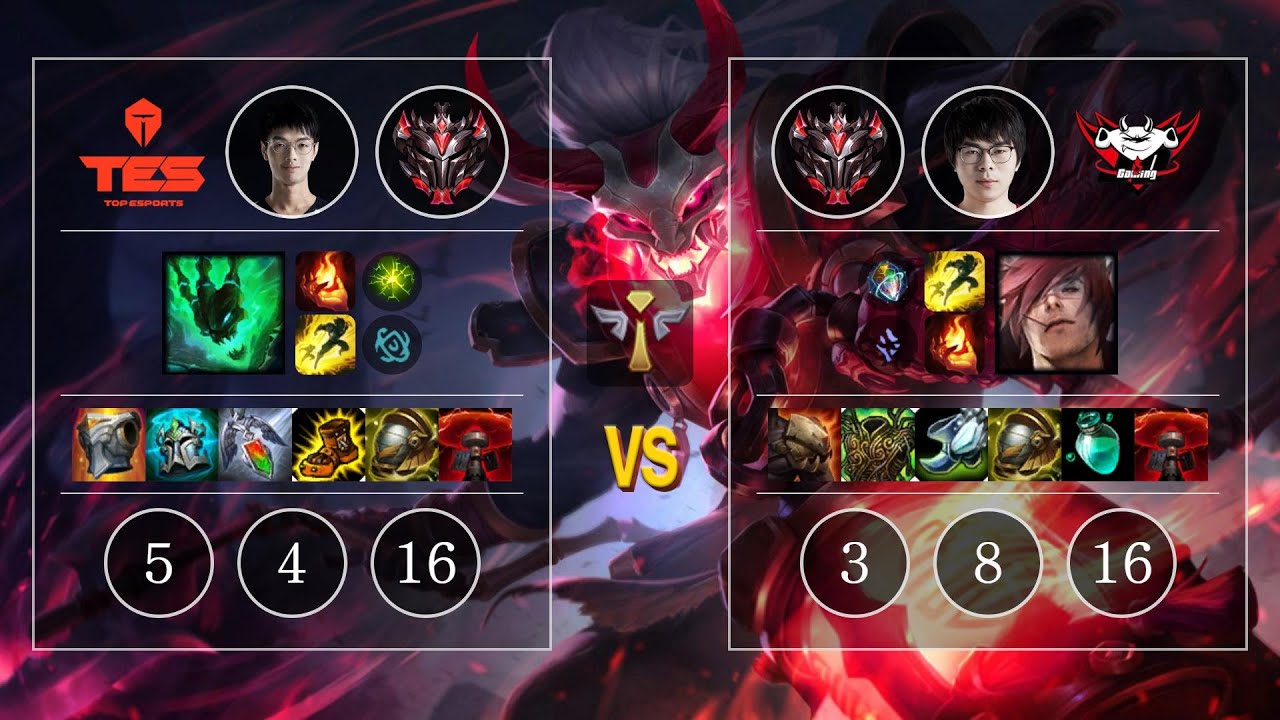 TES QiuQiu Thresh vs JDG LvMao Sett Sup - KR Patch 10.13