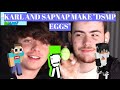 Karl Jacobs and Sapnap make DSMP eggs