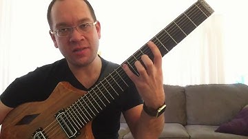 8-String Guitar Lesson 6: Arpeggios (Drop E Tuning)