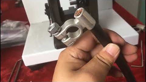 Terminal Lug Hexagon Crimp Press Machine With Hex Applicator