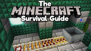 How To Set Up A Minecart Rail Station! ▫ The Minecraft Survival Guide [Part 223] screenshot 4