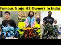 Top 10 famous kawasaki ninja h2 owners in india  uk07 rider js films jatt prabhjot ms dhoni