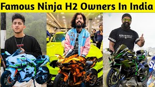 Top 10 Famous Kawasaki Ninja H2 Owners In India Uk07 Rider Js Films Jatt Prabhjot Ms Dhoni