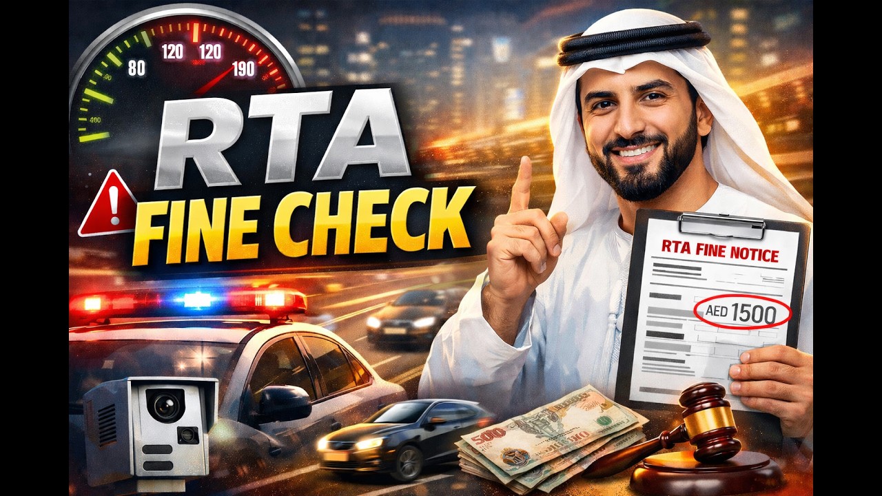 RTA Fine Check: How to check Dubai RTA Traffic Fine in 2026 #dubai ...