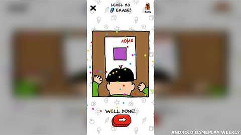 Just Draw - Erase Mode - Gameplay Walkthrough 1-40 Levels (Android)